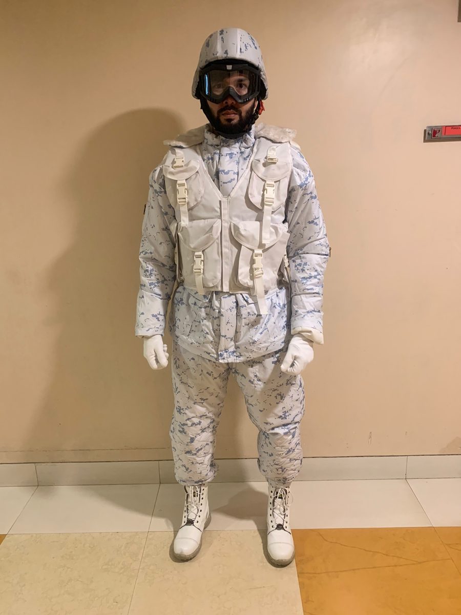 Costume reference winter combat gear
