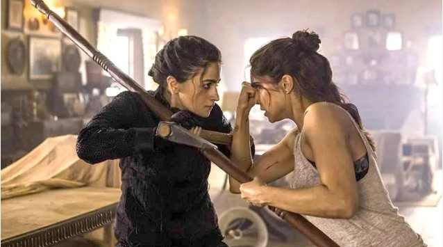 Alpha fight sequence film still